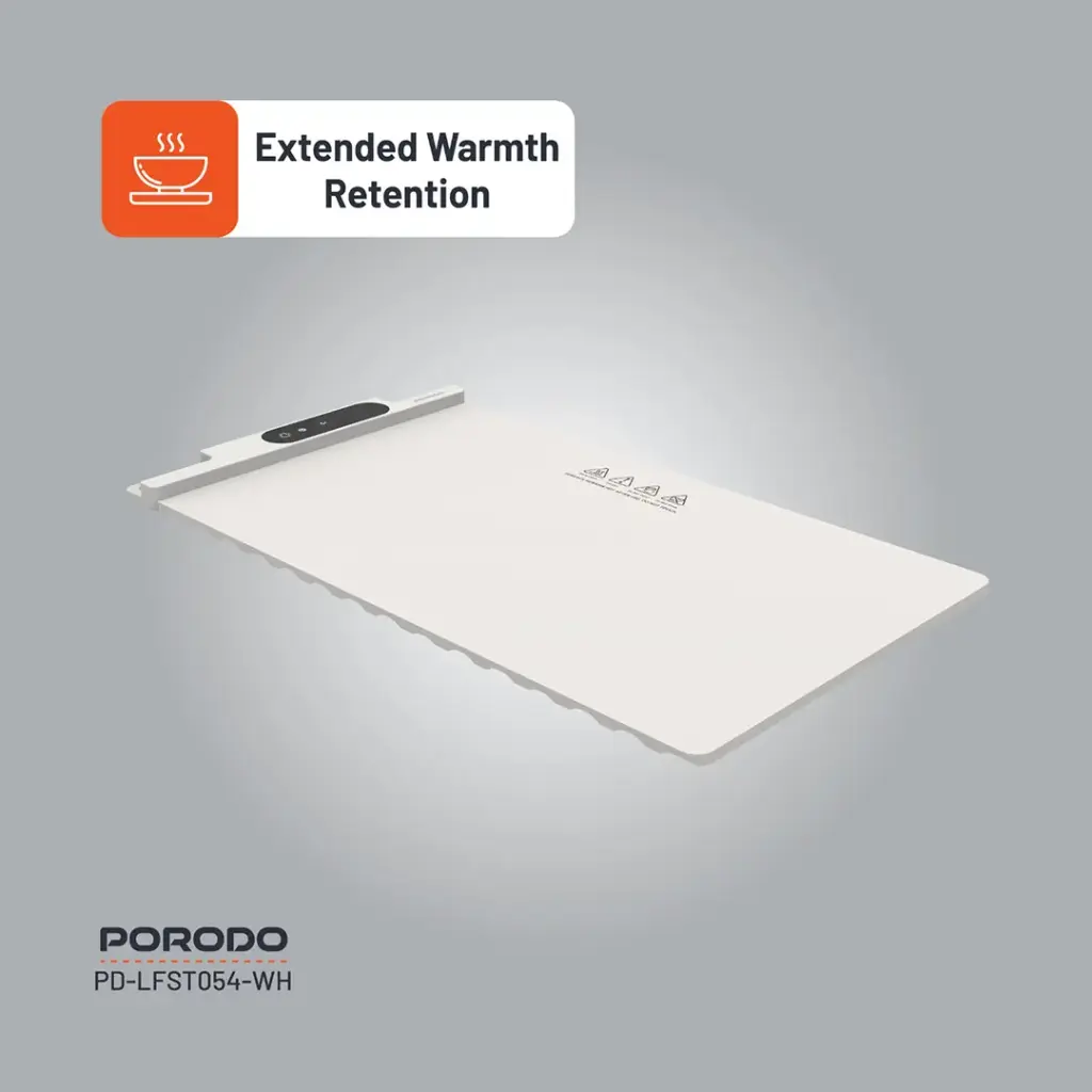 Porodo Lifestyle Warming Food Mat - White