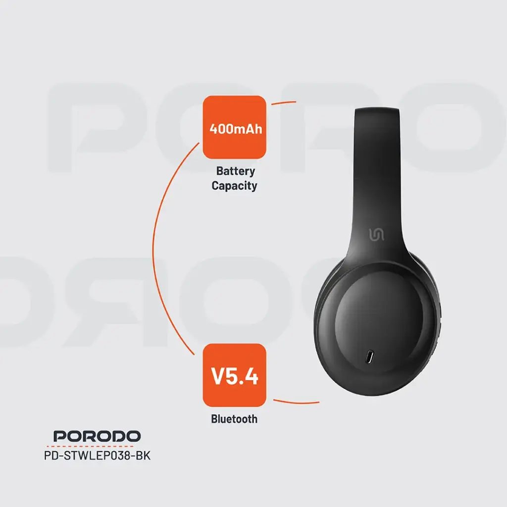 Porodo Soundtec PRIMO Wireless Headphone 