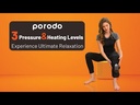 Porodo Knee and Calf Massager - Black