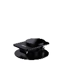 Porodo Wireless Charging Rotating Stand - Black