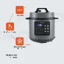 Porodo Lifestyle 1300W Multi-Cuisine Pressure Cooker  - Black