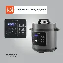 Porodo Lifestyle 1300W Multi-Cuisine Pressure Cooker  - Black