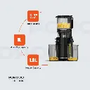Porodo Lifestyle Cold Press Slow Juicer - Black