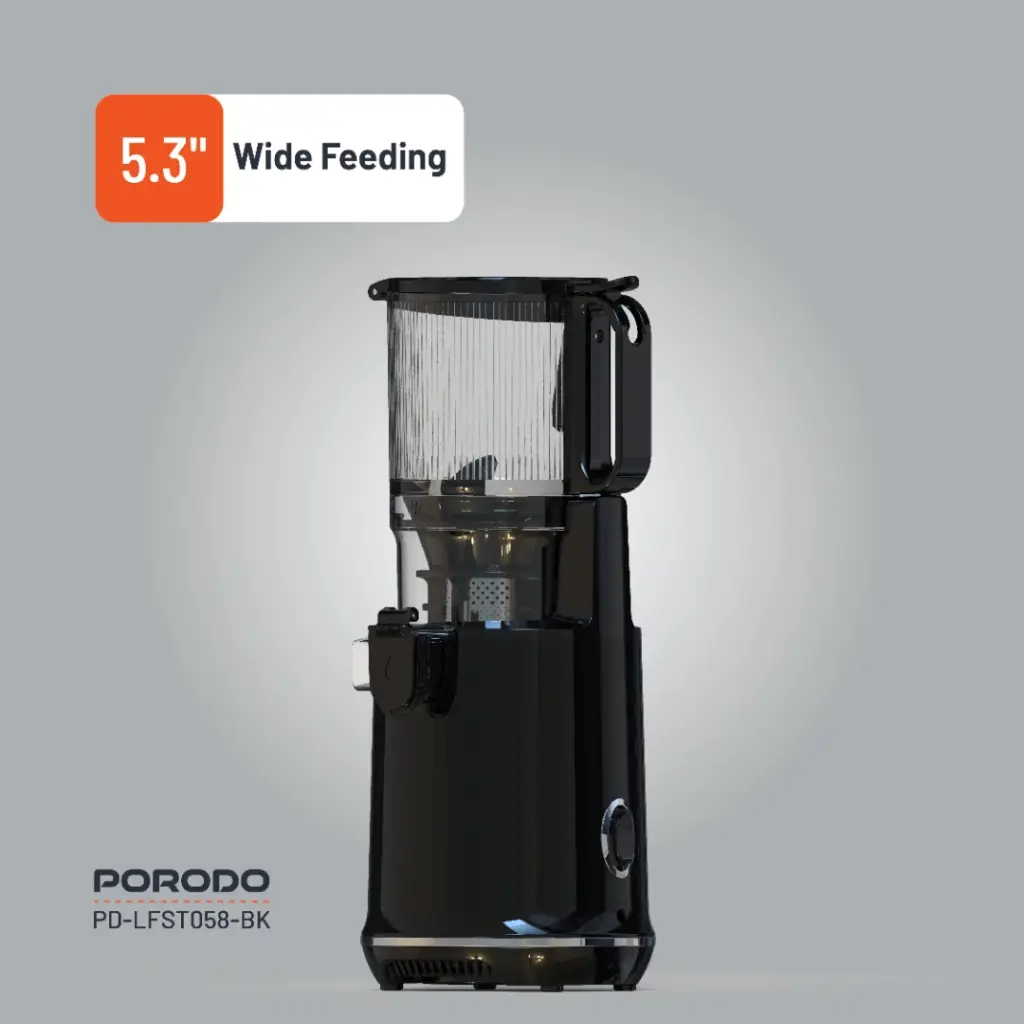 Porodo Lifestyle Cold Press Slow Juicer - Black