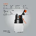 Porodo Lifestyle Blend & Sip Portable Blender - Black/Orange