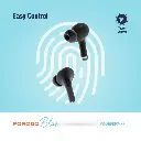 Porodo Blue Deep Bass Wireless Earbuds Pro 2 with Swipe Volume