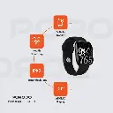 Porodo Jet Black Magnifico Pro Smart Watch