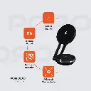 Porodo Vacseal Magsafe Charging Mount - Black