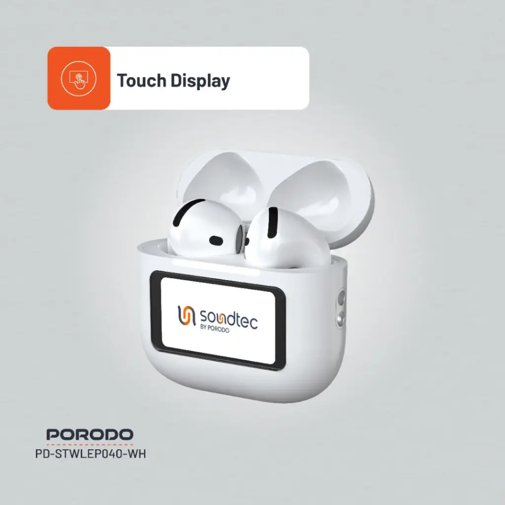 Porodo Soundtec Glimpse ANC - White