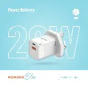 Porodo Blue Ultra-Quick Charger - White