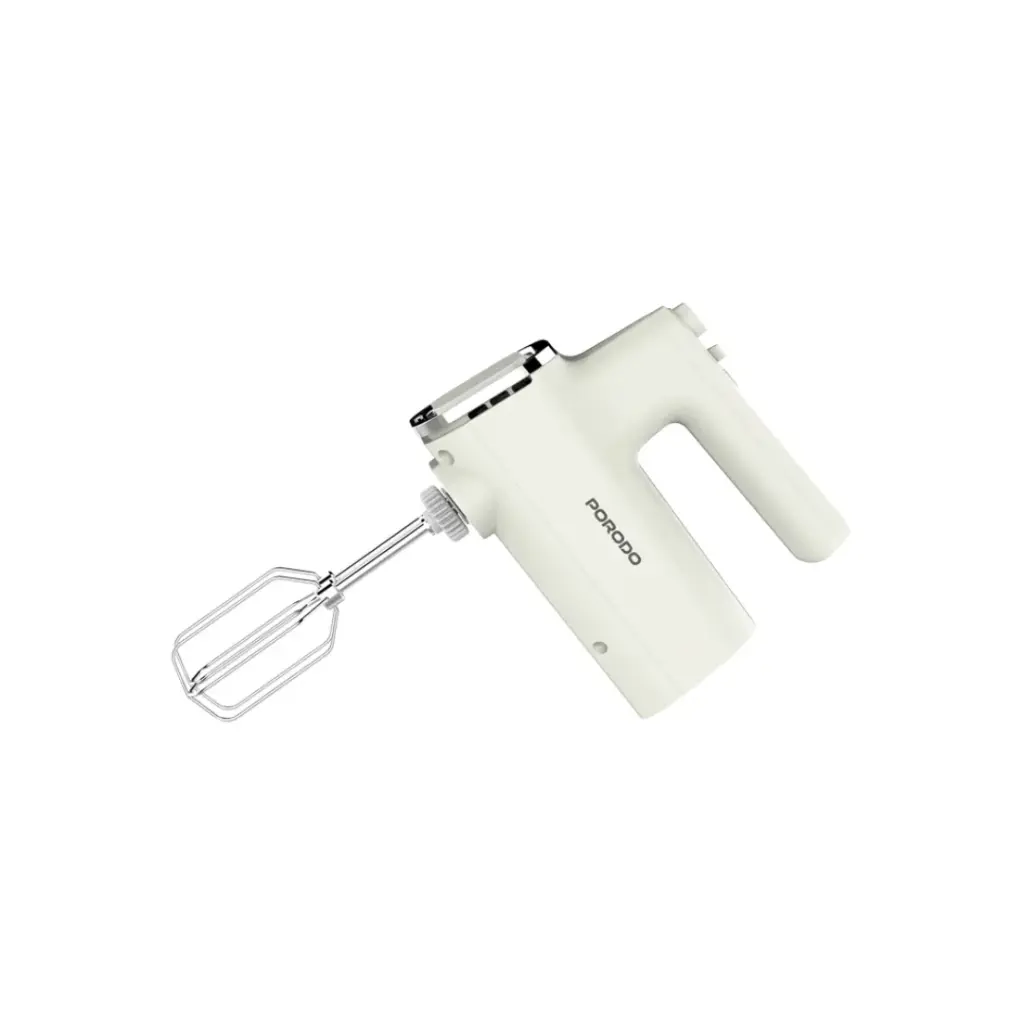 Porodo Lifestyle Spill-Proof Dual Mode Mixer - White/Silver 