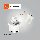 Porodo Lifestyle Spill-Proof Dual Mode Mixer - White/Silver 