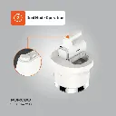 Porodo Lifestyle Spill-Proof Dual Mode Mixer - White/Silver 