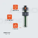Porodo Lifestyle 2-Stage Filtration Water Bottle - Black