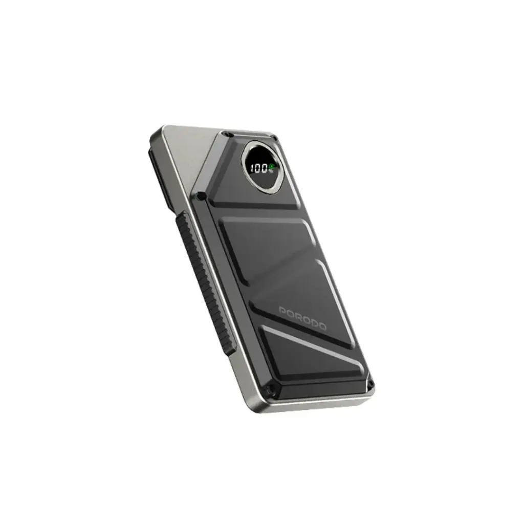 Porodo 10000mAh Power Bank Built-In Type-C & Lightning