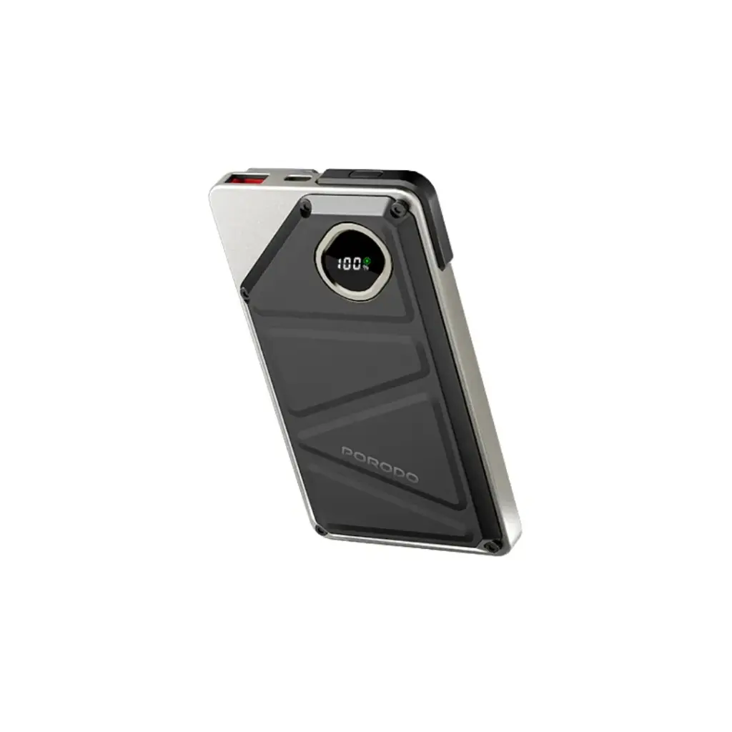 Porodo 10000mAh Power Bank Built-In Type-C & Lightning