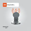 Porodo Rotating Base Three-Device Wireless Charger - Gray