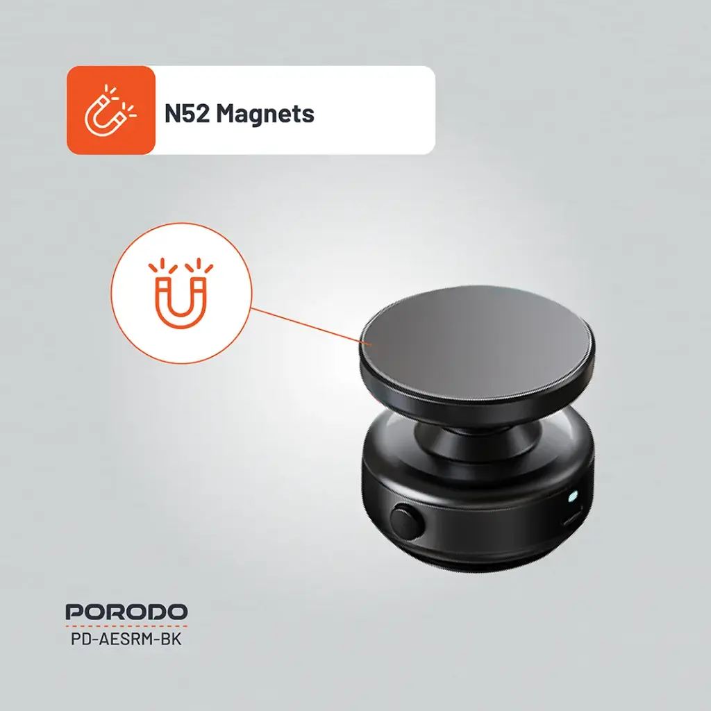 Porodo Vacuseal Magsafe Magnetic Mount - Black