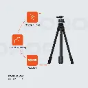 Porodo Ultra-Light Aluminum Tripod - Black