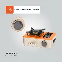 Porodo Lifestyle Portable Outdoor Stove - Orange/Beige
