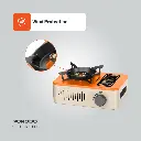 Porodo Lifestyle Portable Outdoor Stove - Orange/Beige