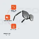 Porodo Lifestyle Polarized Sunglasses With Speaker - Black