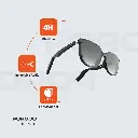 Porodo Lifestyle Polarized Sunglasses With Speaker - Black