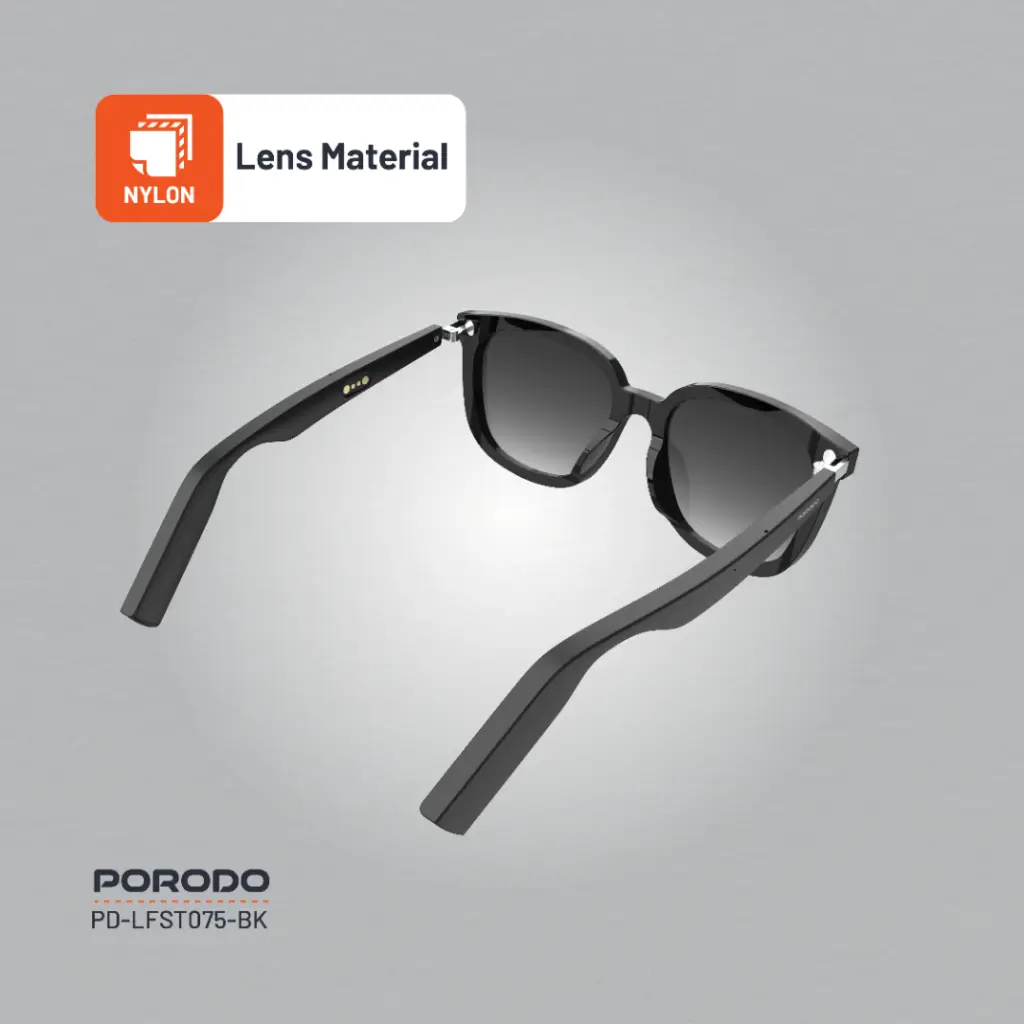 Porodo Lifestyle Polarized Sunglasses With Speaker - Black