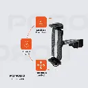 Porodo HS03 Universal Adjustable Tablet & Phone Mount - Black