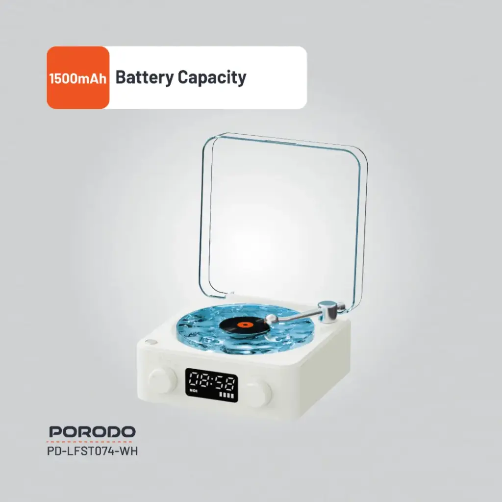 Porodo Lifestyle White Noise Portable Speaker