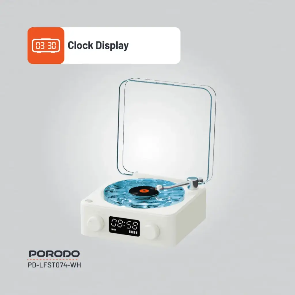 Porodo Lifestyle White Noise Portable Speaker