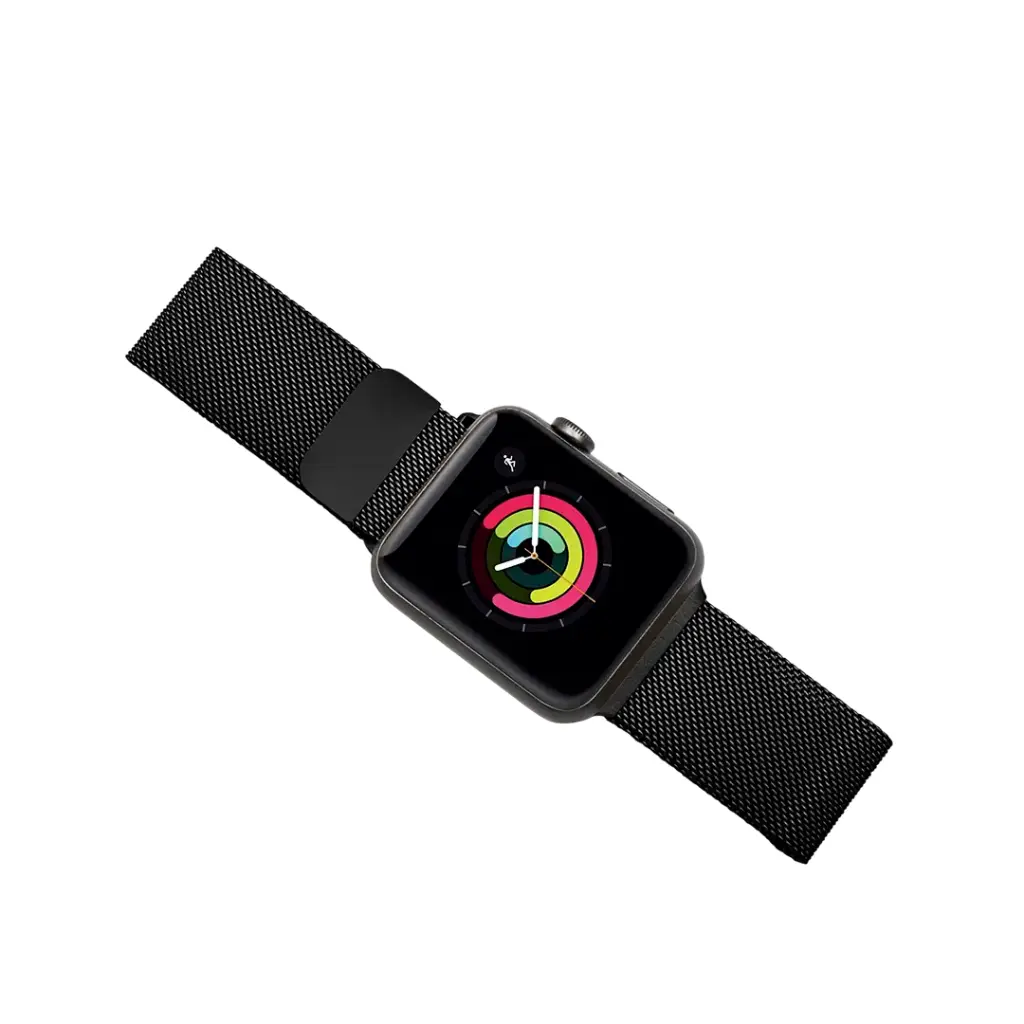 Porodo Metal Mesh Band for Smart Watch 44mm / 42mm - Black