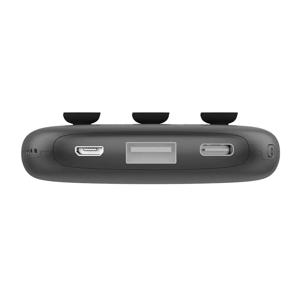 Porodo 6000mAh Wireless Power Bank  - Black