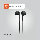 Porodo Soundtec Stereo Earphones 1.2m - Black