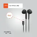 Porodo Soundtec Stereo Earphones 1.2m - Black