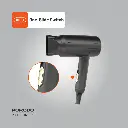 Porodo Lifestyle 1200W Foldable Hair Dryer 1.8M Cable - Black