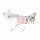 Porodo Lifestyle Electric Heated Indoor Clothes Dryer - Silver