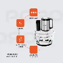 Porodo Lifestyle Meat Chopper Food Processor - Black