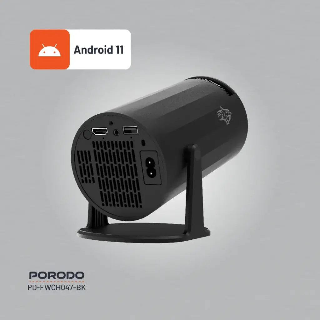 Porodo Gaming Projector with Controllers - Black