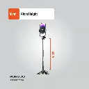 Porodo Foldable Selfie Stick with Extendable Tripod - Black 