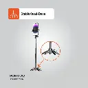 Porodo Foldable Selfie Stick with Extendable Tripod - Black 