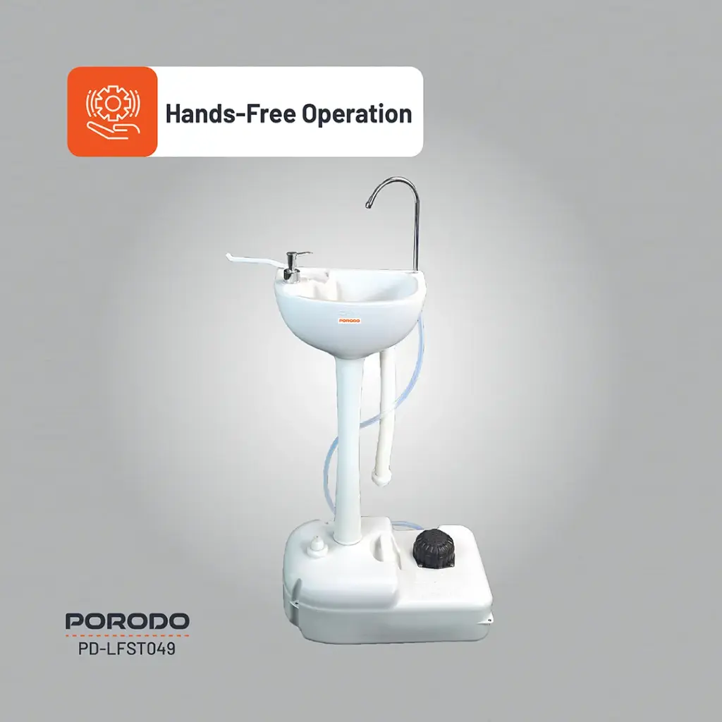 Porodo Lifestyle Portable Handwash Station - White