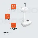 Porodo Lifestyle Portable Handwash Station - White