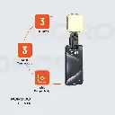 Porodo Lifestyle Clip-On Fill Light - Black