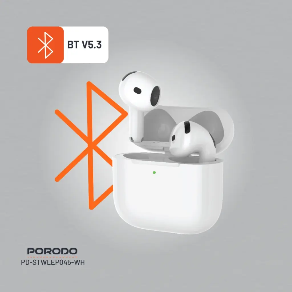 Porodo Soundtec Earbuds Gen 4 - White