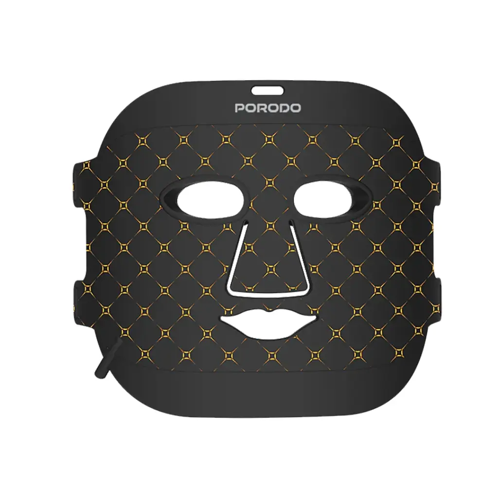 Porodo Lifestyle Red Light Therapy Face Mask - Black