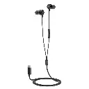 Porodo Soundtec Touch Controls Earphone - Black