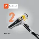 Porodo Lifestyle Crystal Shell Hair Dryer - Black