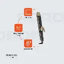 Porodo Lifestyle 4 Style Hair Iron - Black