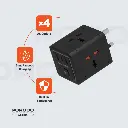 Porodo 4 AC Universal Power Block - Black